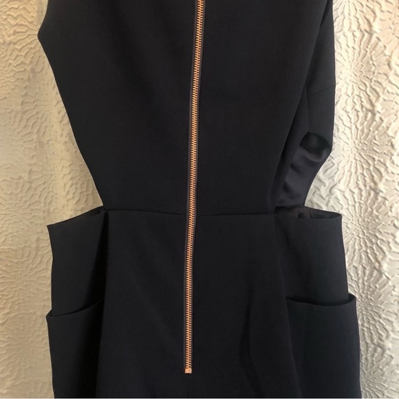 Ted Baker navy blue romper/jumpsuit with side cut outs. size 1 - Picture 6 of 7